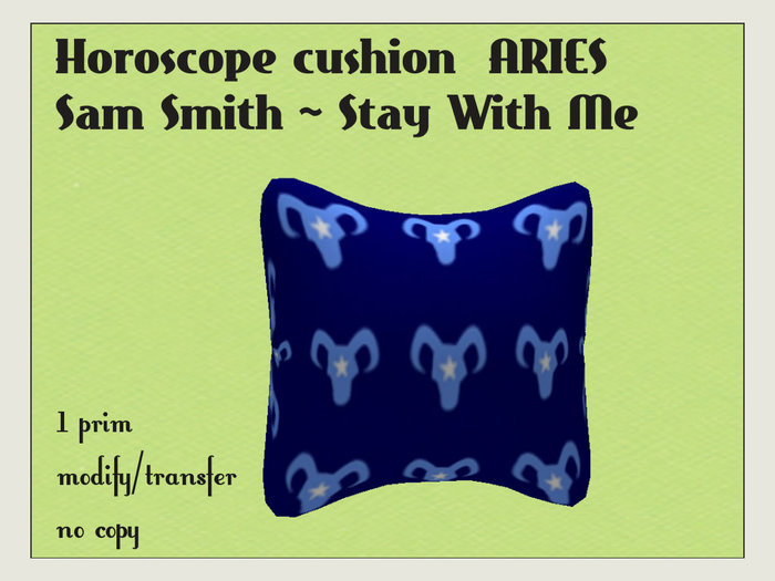 Cushion  Aries  +++ Stay With Me +++