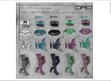 -DRD- Fairy monotome-  socks RARE