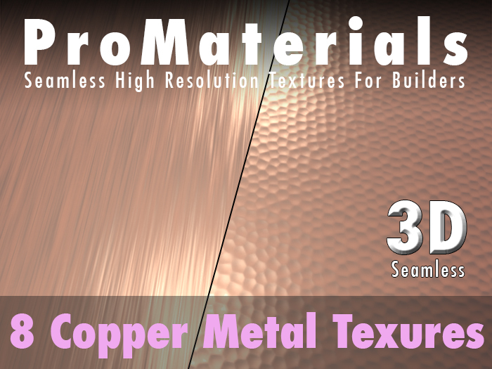 ProMaterials - 3D Copper Metal Textures