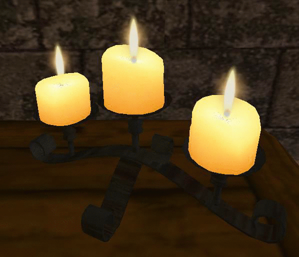 Second Life Marketplace N&N Realistic Candle Flame [Touch On/Off]