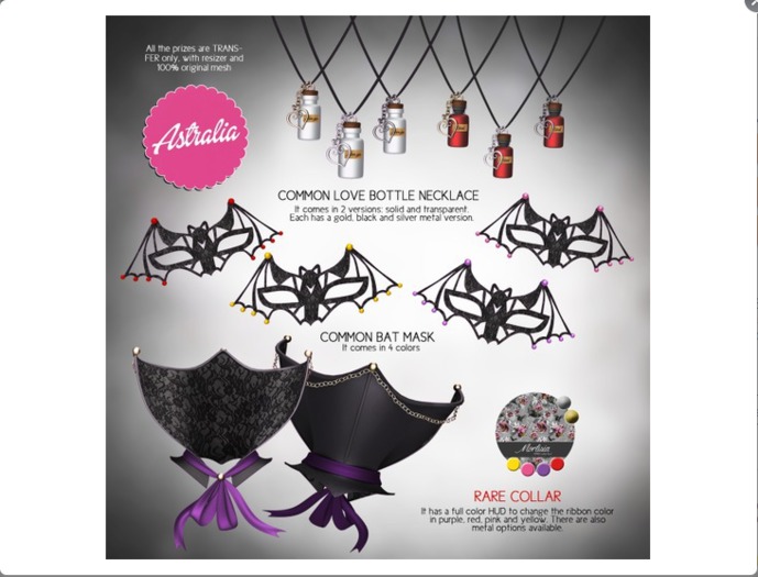 Astralia - Mortisia collar RARE