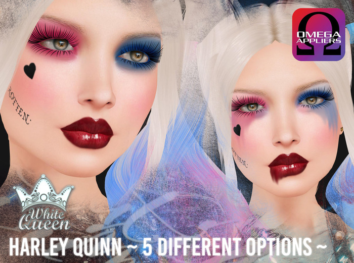 ::White Queen:: - Harley Quinn eyeshadow - Omega