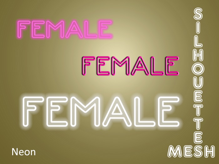 Mesh Silhouettes * Neon - Female