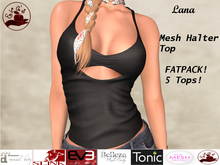 Eva's Temptation Lana Halter Top Fatpack 1 (Darks)