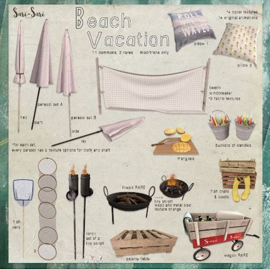 Sari-Sari - Beach Vacation - Firepit RARE