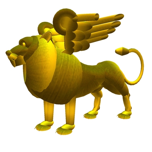 Winged Lion (95 prims)