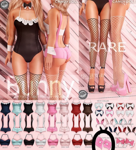 _CD_Bunny Collection Ears Headband Denim