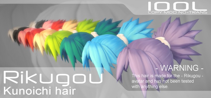 <UTILIZATOR> - Rikugou - Kunoichi hair (boxed)