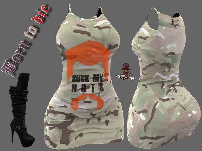 TWD (Outfit) Suck My Nuts (Military Green)