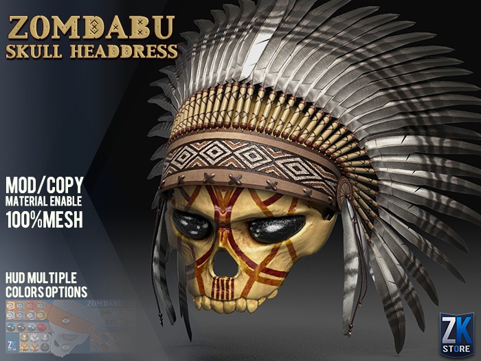 ZK - Zomdabu Skull Headdress
