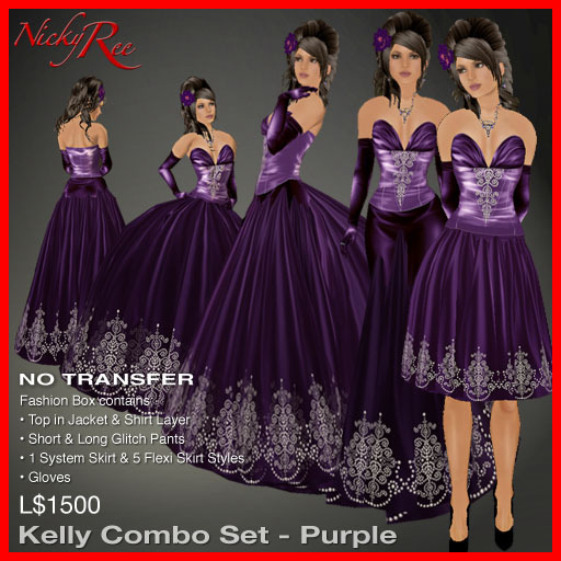 *NR* Kelly Combo Set - Purple
