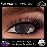 Catwa/Omega Advanced Applier - In Style Eyes Fantasy Black