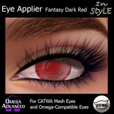 Catwa/Omega Advanced Applier - In Style Eyes Fantasy Dark Red