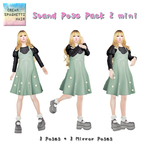 !creamSH! Stand Pose Pack 2 mini