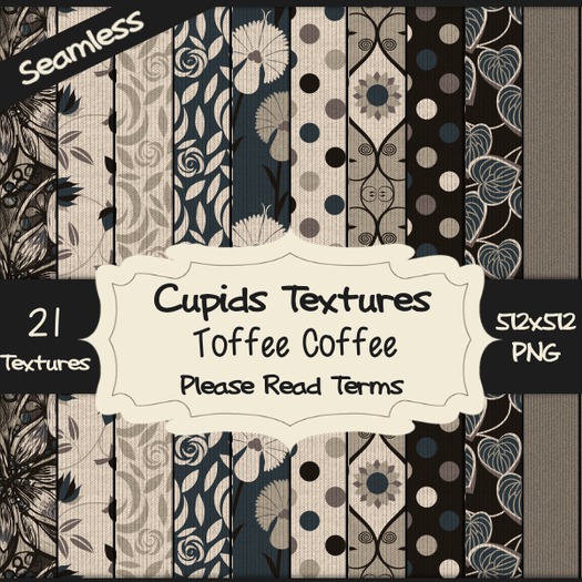 *Cupids Textures * 21 TOFFEE COFFEE