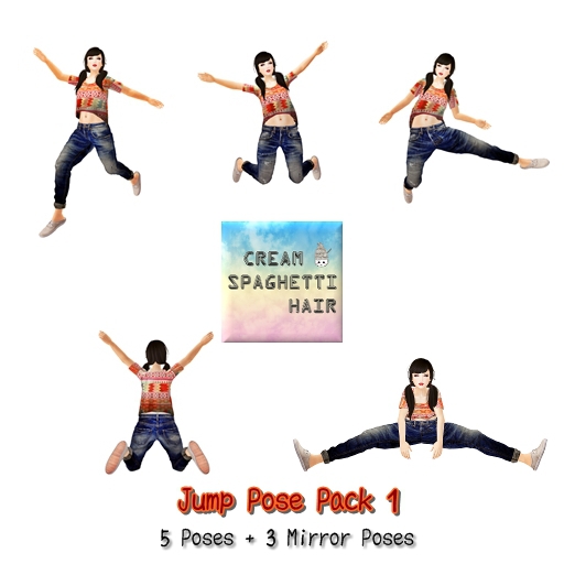 !creamSH! Jump Pose Pack 1