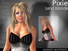PIXIE Long Spikey Top SAND BLONDE HAIR