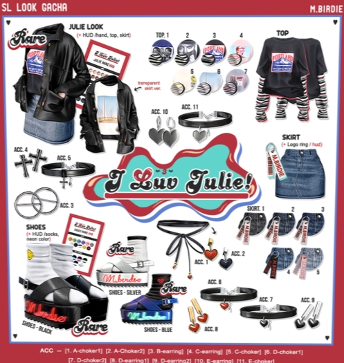 `M.BIRDIE / I Luv Julie! . C Choker