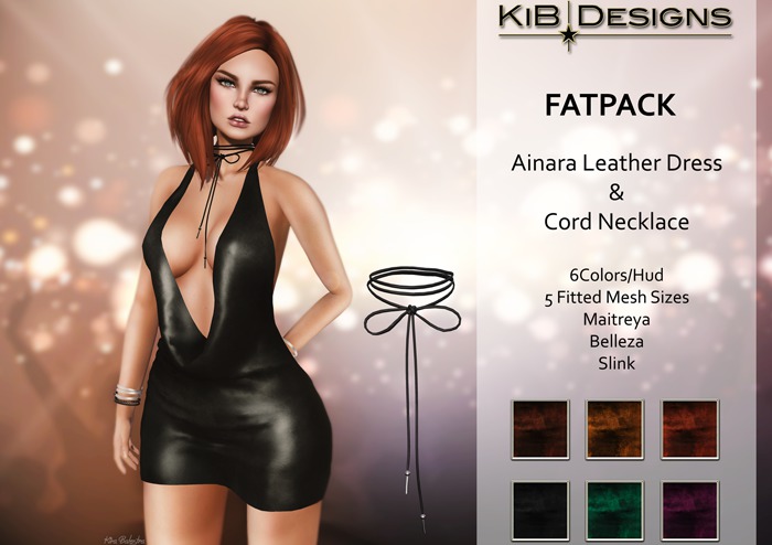 KiB Designs - Ainara Lether Dress FATPACK