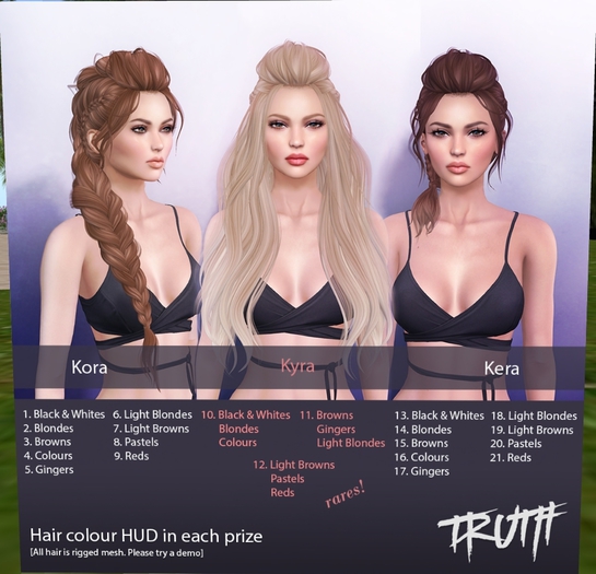 TRUTH HAIR Kera [Reds] Boxed