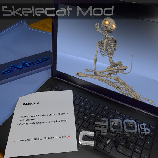 aiVerse Skelecat MOD Marble Box