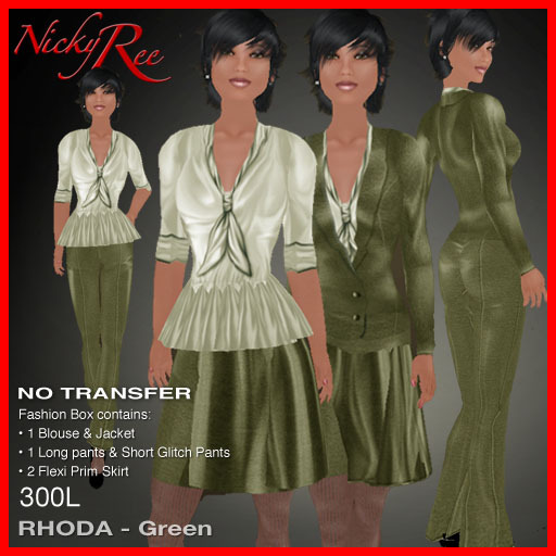 Nicky Ree Business Suits Rhoda - Green