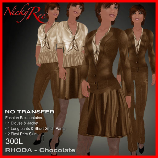 Nicky Ree Business Suits Rhoda - Chocolate