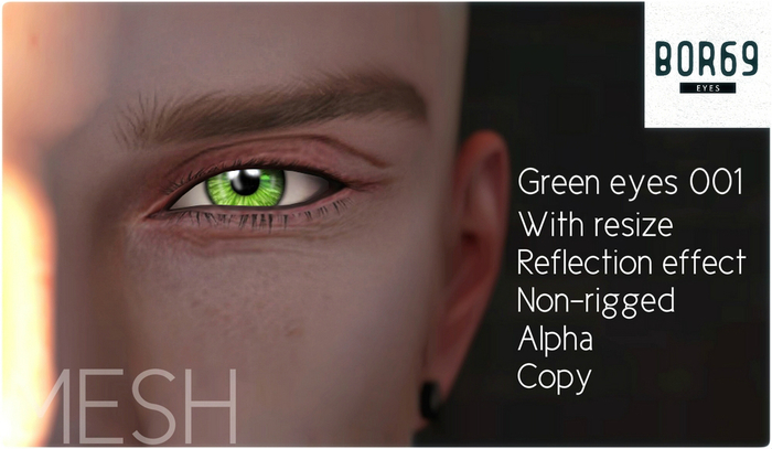 BOR69 mesh green eye 001