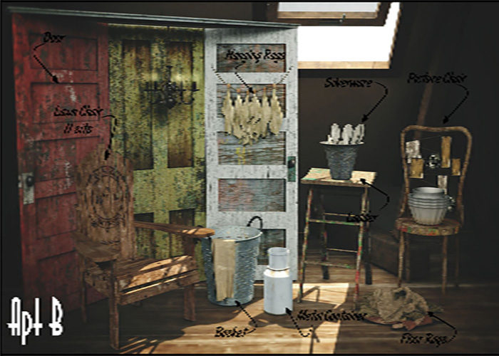 Apt B // Old & Rusted - Doors