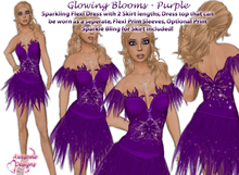 *Awesome Designs Glowing Blooms In Purple