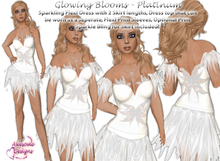 *Awesome Designs Glowing Blooms In Platinum