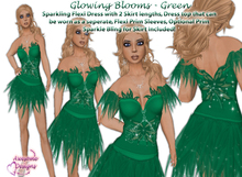 *Awesome Designs Glowing Blooms In Green
