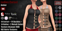 GAS [Ladies Corset Amber- 14x14x14x2 Colors w/HUD FATPACK] Demo