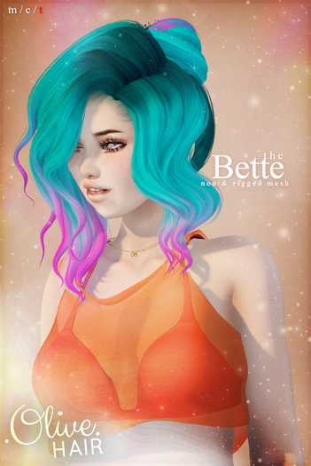 .Olive. the Bette Hair - FATPACK