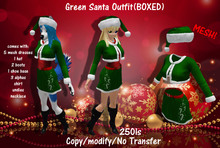 Green Santa Outfit(BOXED)
