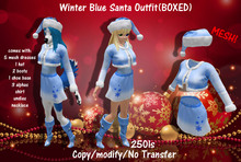 Winter Blue Santa Outfit(BOXED)