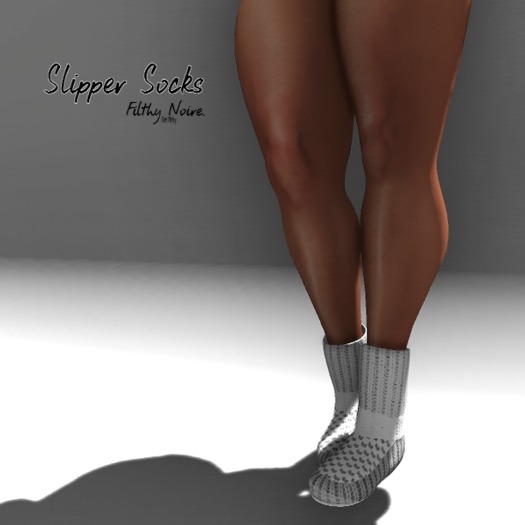 F.Noire Slipper Socks - Light