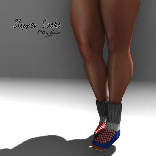 F.Noire Slipper Socks - Picnic