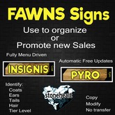 StoneHeart - Fawn YW Sign - Boxed