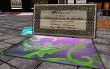 spring rug 2 Mesh (shoking purpleGreen) quilted