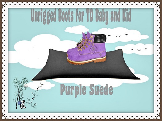 TD Boot Purple Suede (boxed)