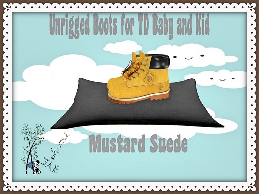 Just Jae TD Boot Mustard Suede (boxed)
