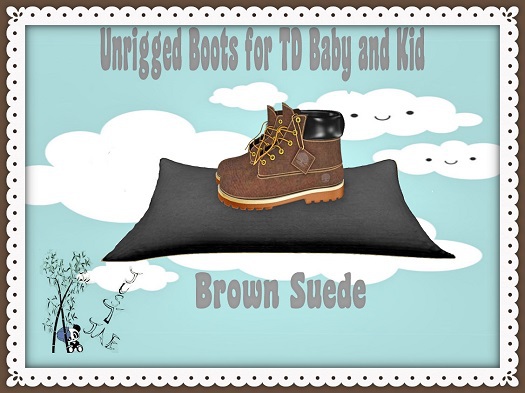 Just Jae TD Boot Brown Suede (boxed)