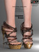 Azoury linaewen high heels shoes brown