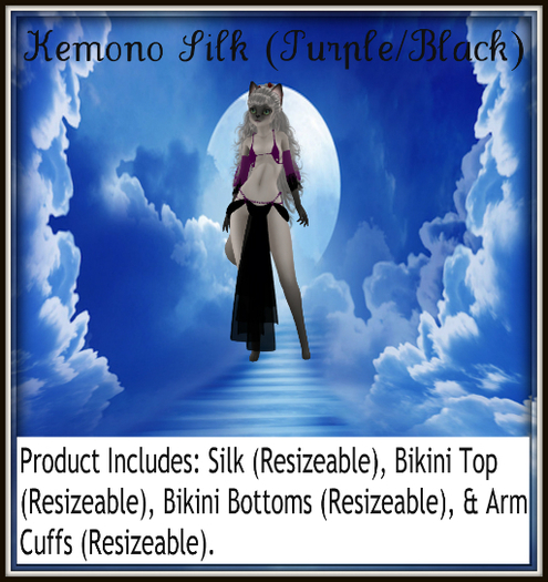 Kemono Silk (Purple/Black)