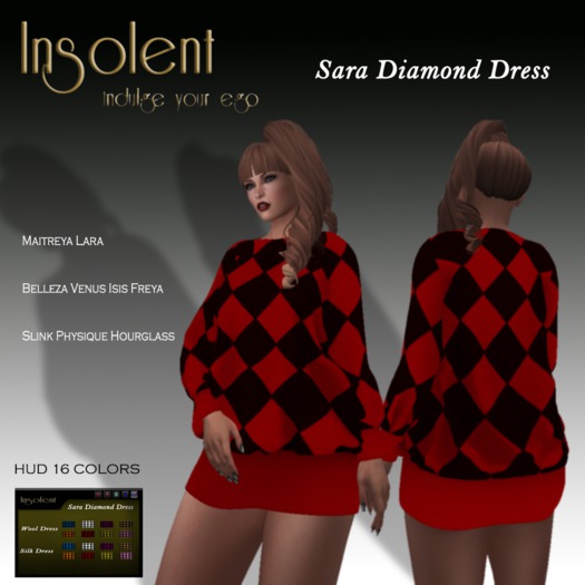 [INSOLENT]Sara Diamond Dress