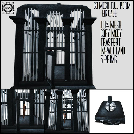 GD MESH FULL PERM CAGE BIG