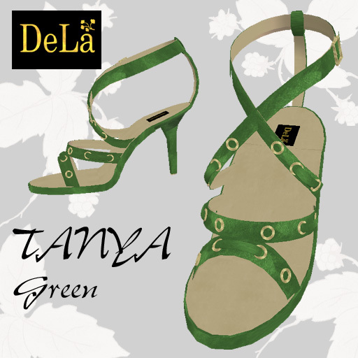 =DeLa*= Sandal "TANYA Green"