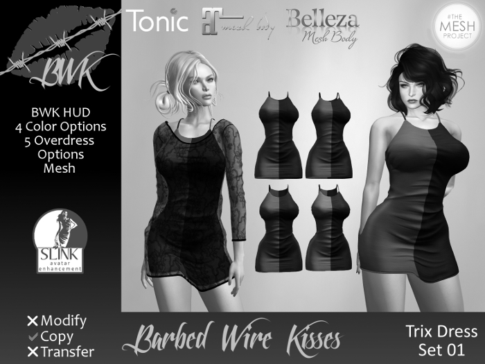 {BWK} DEMO Mesh Trix Dress (Boxed)