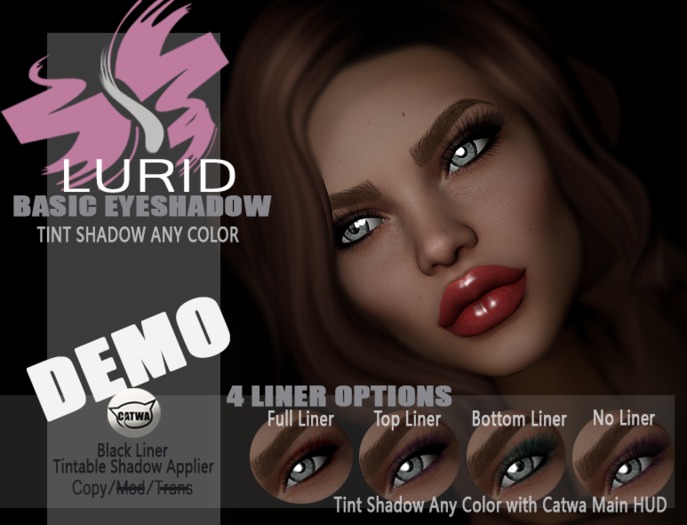 DEMO Lurid Basic Shadow Pack Catwa Tintable Applier 